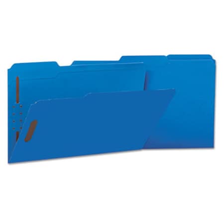 Coolcrafts Manila Folders, 2 Fasteners .33 Tab, Legal, Blue, 50-BX, 50PK CO39446